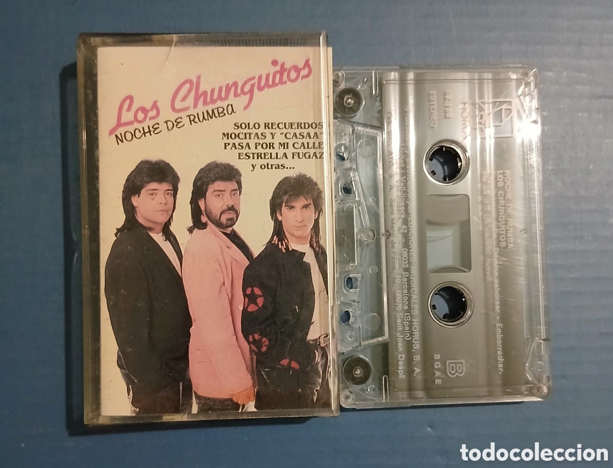 Cassettes Anciennes: LOS CHUNGUITOS &bull; NOCHE DE RUMBA &bull; COLISEUM &bull; CASETE