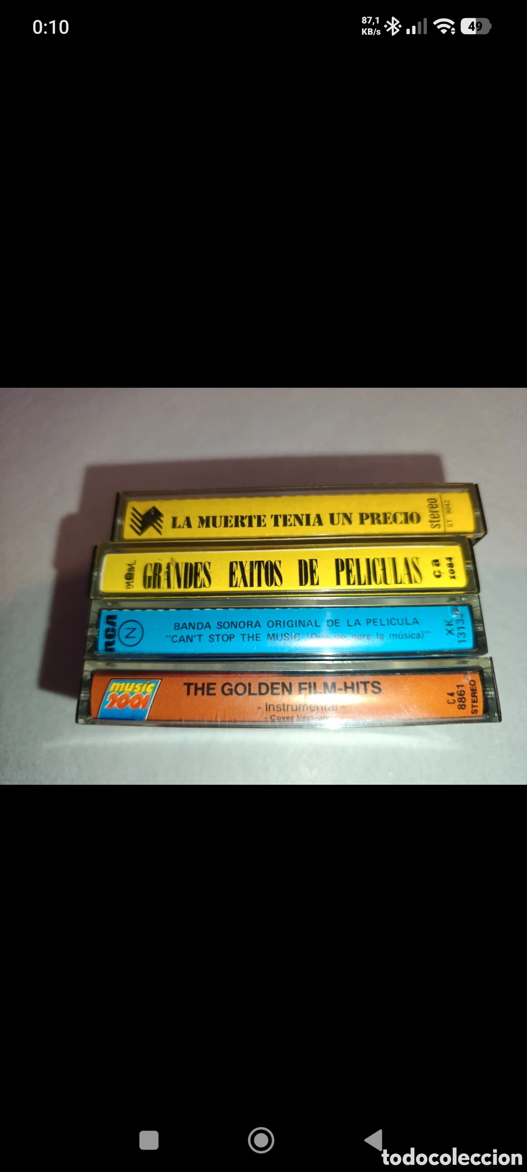 Casetes antiguos: Lote 4 cassettes B.S.O. - Foto 5