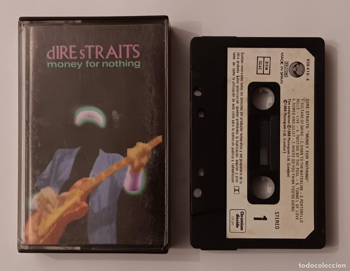 Casetes antiguos: CINTA CASSETTE DIRE STRAITS MONEY FOR NOTHING PHONOGRAM 1988