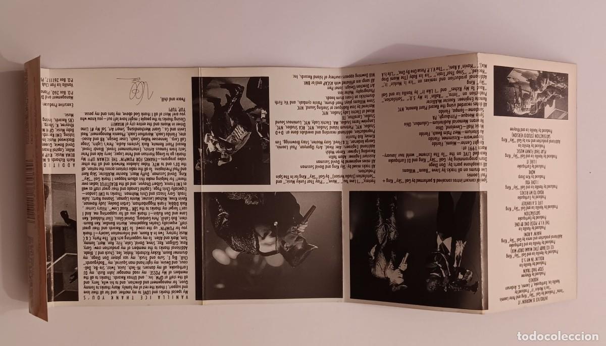 Casetes antiguos: CINTA CASSETTE VANILLA ICE EXTREMELY LIVE 1991 - Foto 2