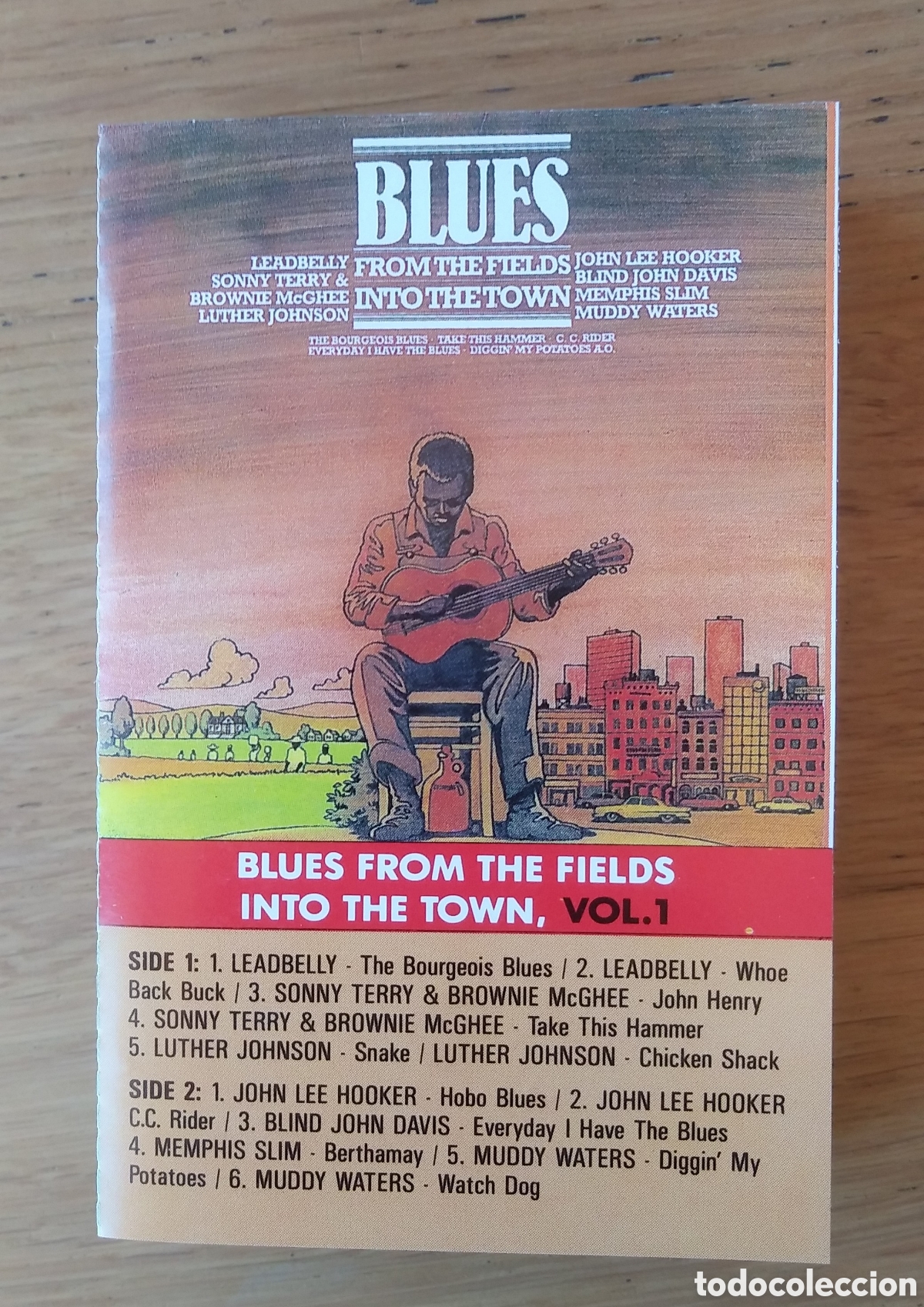 Casetes antiguos: V/A : &rdquo;BLUES - FROM THE FIELDS INTO THE TOWN&rdquo; CASSETE 1980 - BLUES