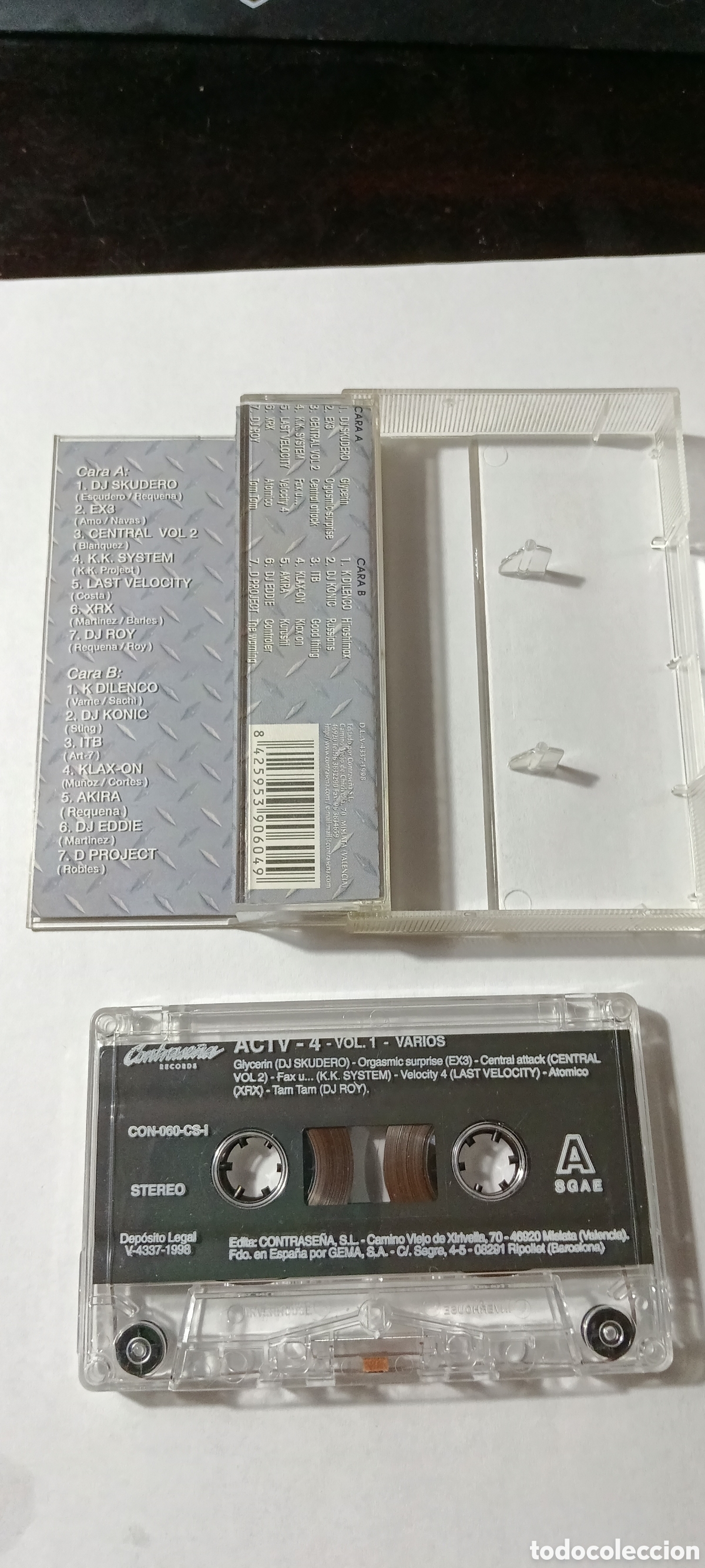 Casetes antiguos: Actv vol 4 cassettes - Foto 2