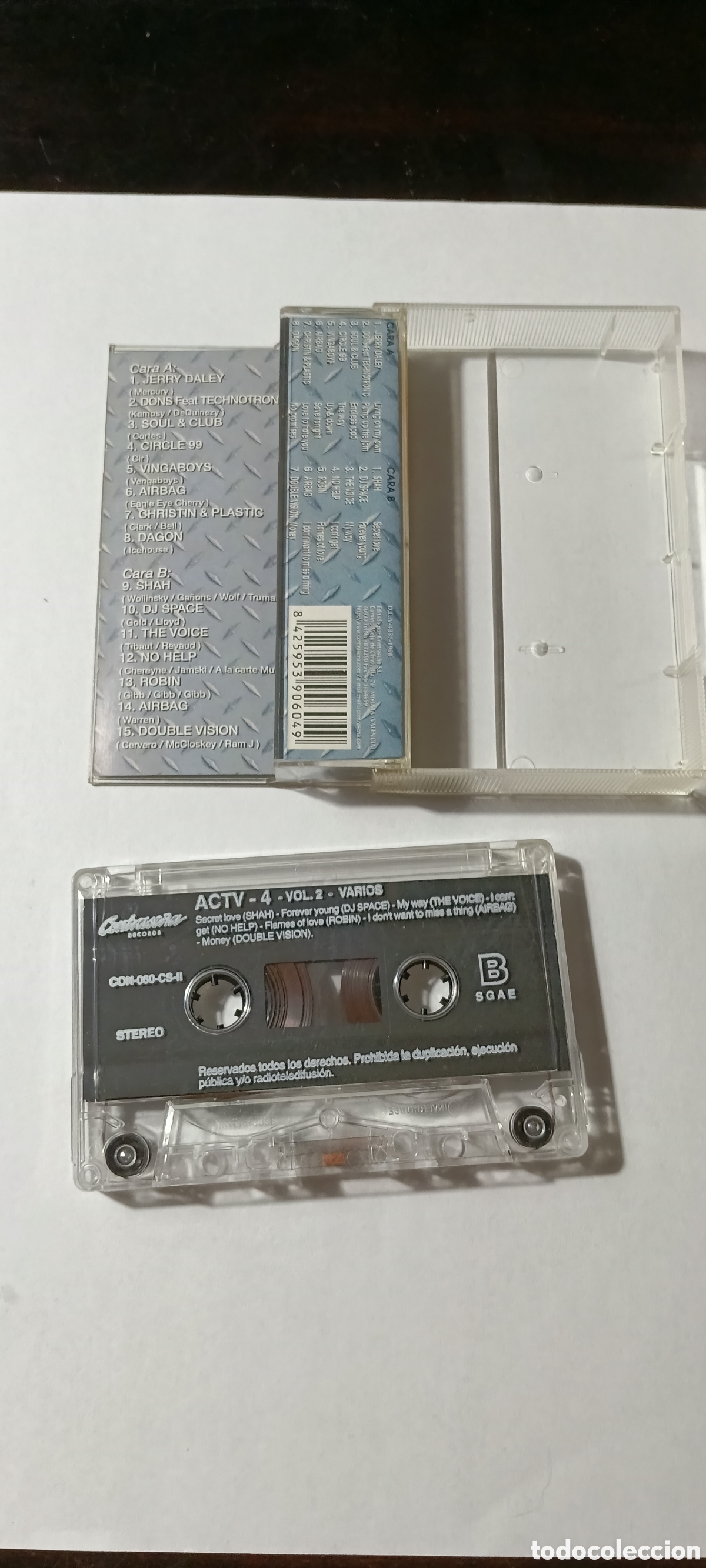 Casetes antiguos: Actv vol 4 cassettes - Foto 4