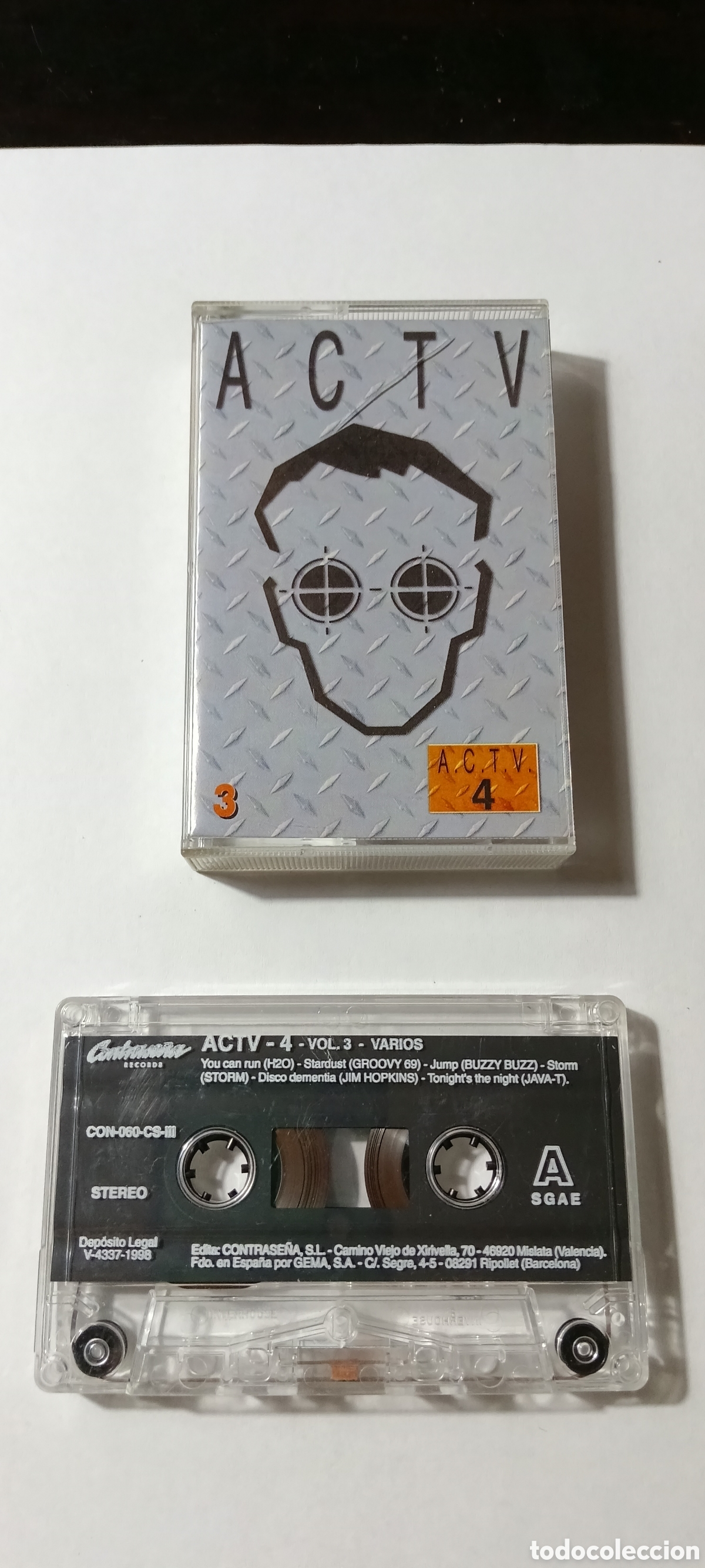 Casetes antiguos: Actv vol 4 cassettes - Foto 6