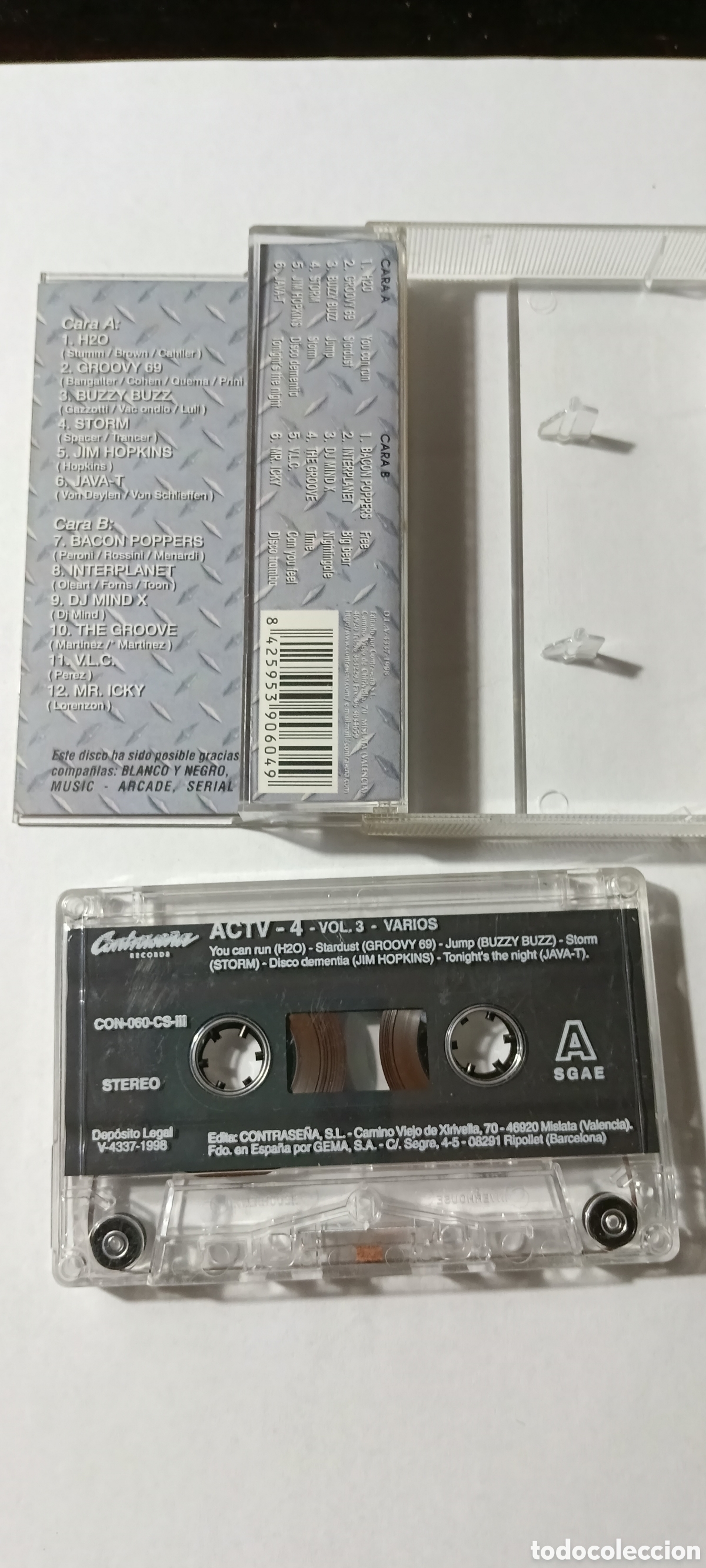 Casetes antiguos: Actv vol 4 cassettes - Foto 7