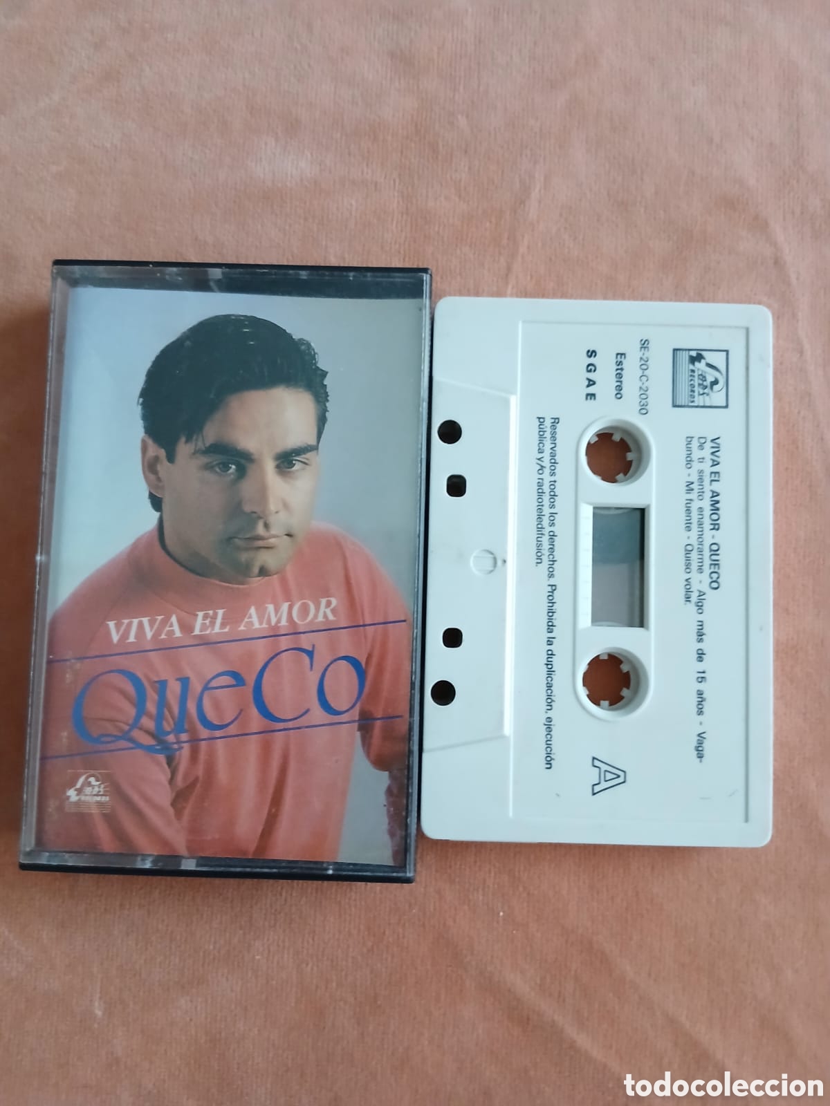 Casetes antiguos: QUECO &bull; VIVA EL AMOR &bull; FOODS RECORDS &bull; CASETE