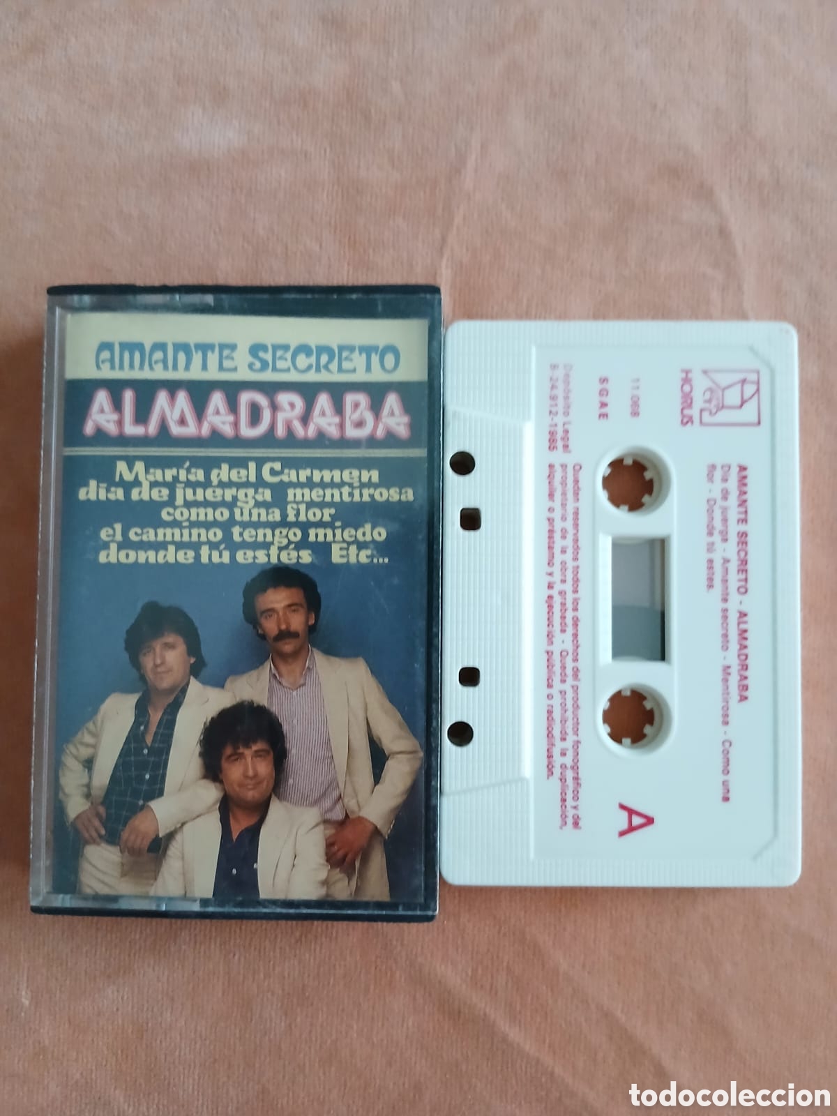Casetes antiguos: ALMADRABA &bull; AMANTE SECRETO &bull; HORUS &bull; CASETE