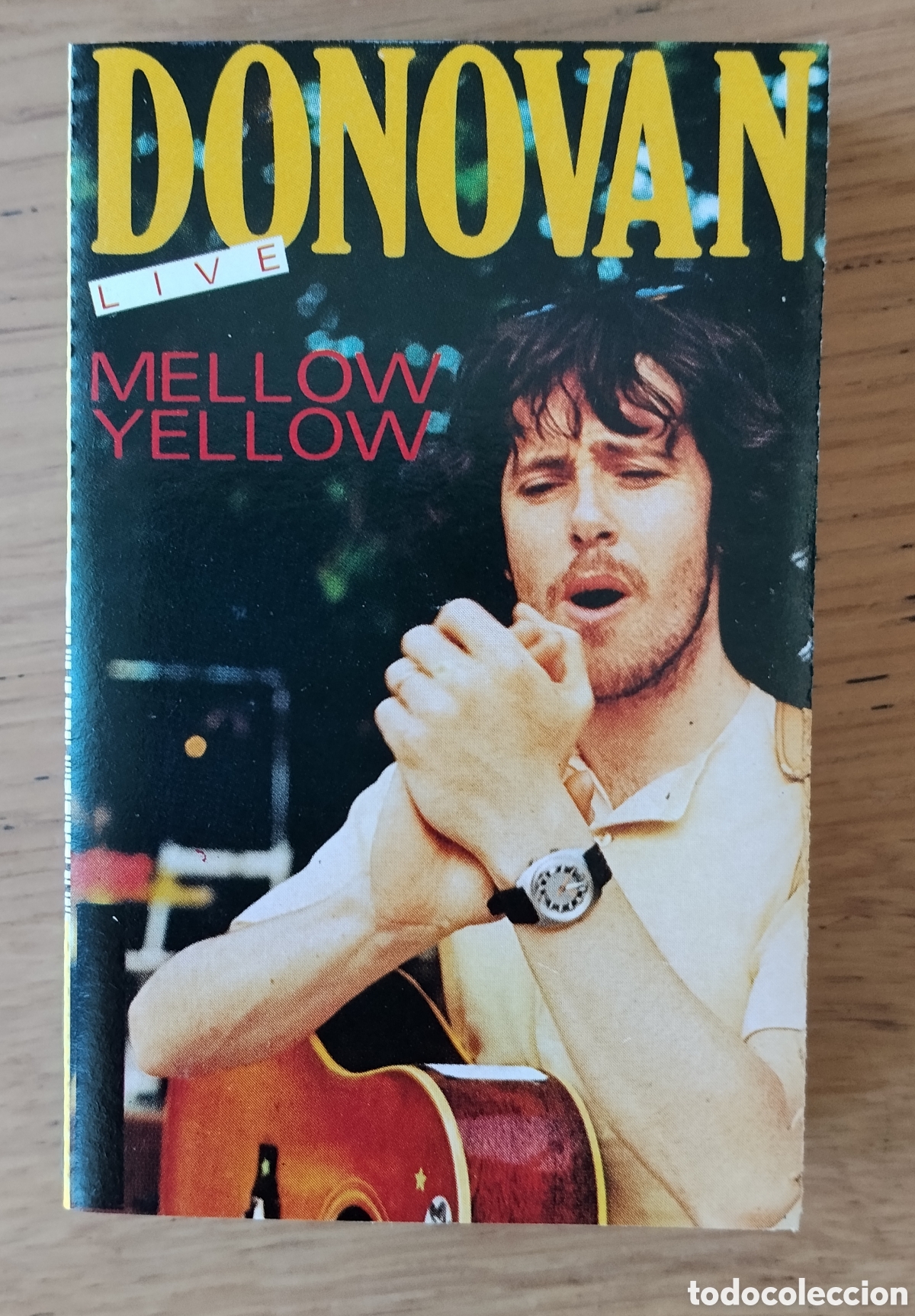 Casetes antiguos: DONOVAN : &rdquo;MELLOW YELLOW - LIVE &rdquo; CASSETE 1985