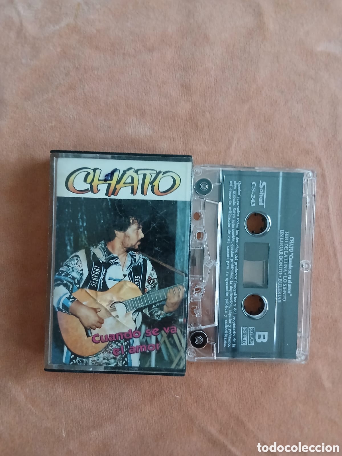 Casetes antiguos: CHATO &bull; CUANDO SE VA EL AMOR &bull; CASETE
