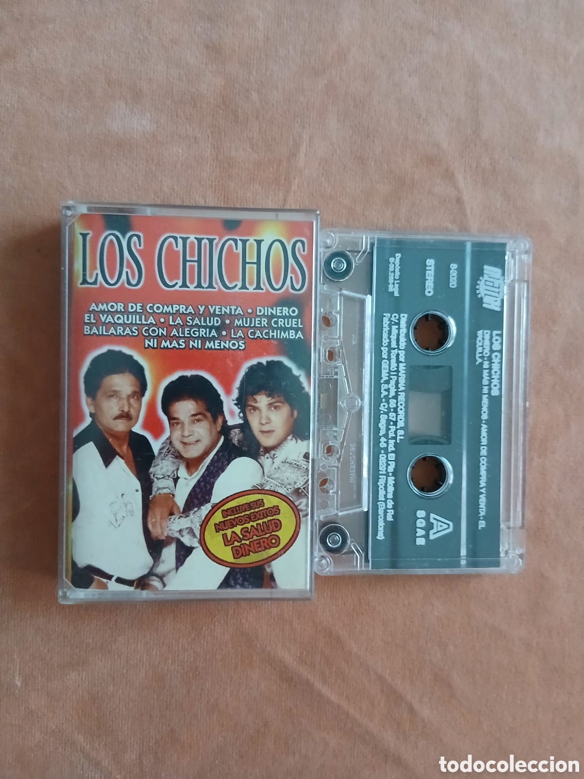 Casetes antiguos: LOS CHICHOS &bull; Amor de compra y venta, El Vaquilla, La Cachimba &bull; CASETE