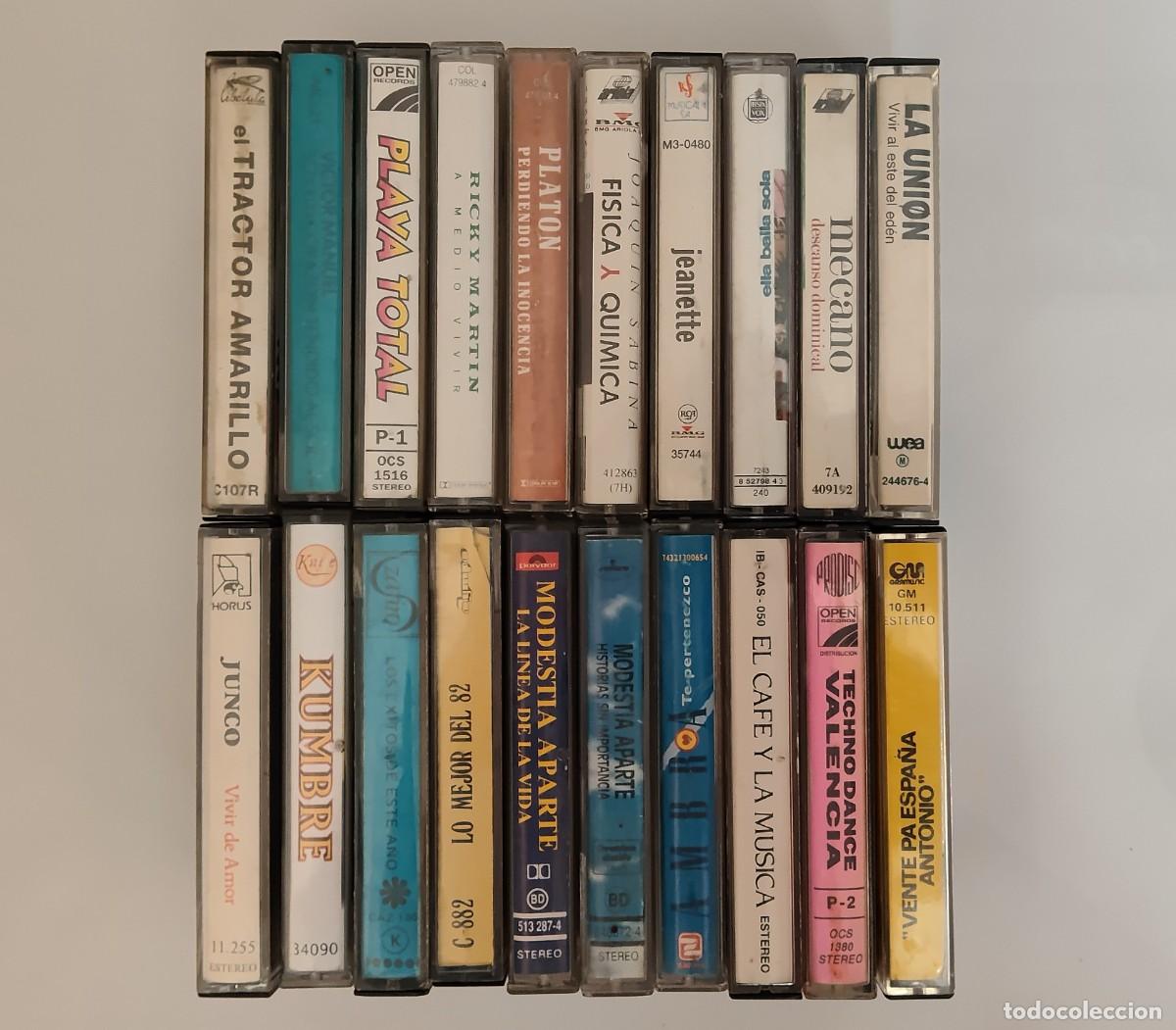 Casetes antiguos: LOTE PACK CINTAS CASETE CASSETTE POP - Foto 1