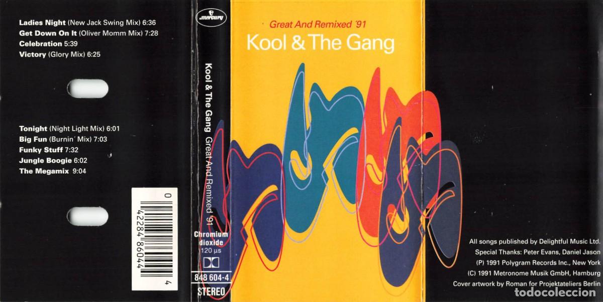 Cassetes antigas: Kool & the Gang - Great and Remixed'91 (Cassette)