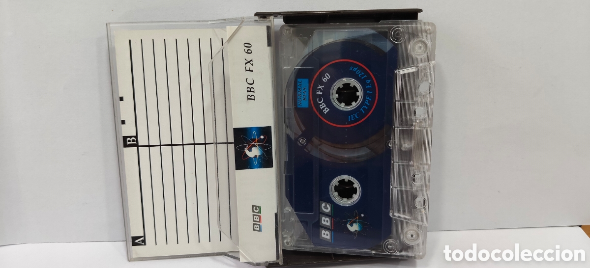 Casetes antiguos: CINTA CASSETTE MUY ESCASA BBC FX 60 ORIGINAL PARA COLECCI&Oacute;N