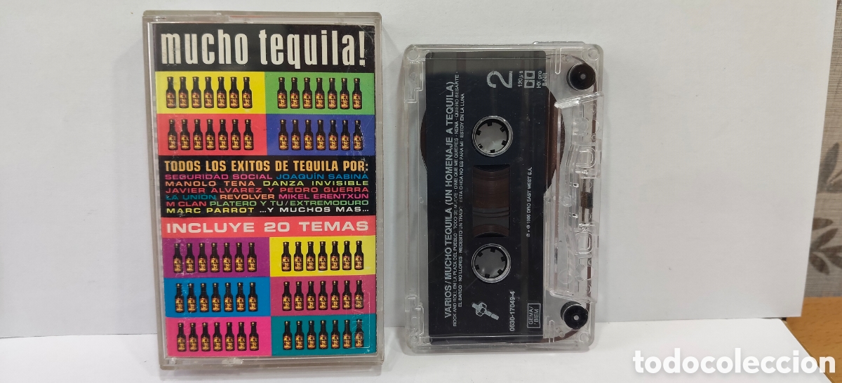 Casetes antiguos: CINTA CASSETTE TODO UN CLASICO MUCHO TEQUILA 20 TEMAS EXTREOMO DURO MIKEL ERENTXUN,LA UNION ETC.