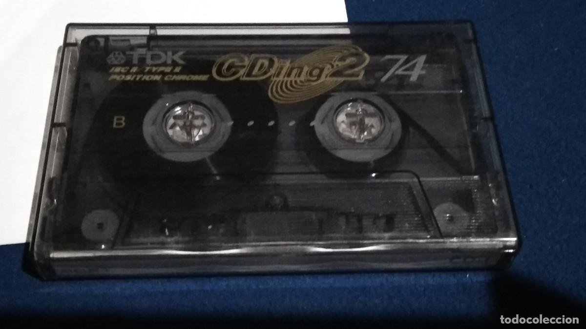 Casetes antiguos: CASETE CINTA - SONY CDING 2 74 CHROME - CON M&Uacute;SICA PARA OIR, REGRABAR. NO VIRG&Eacute;N