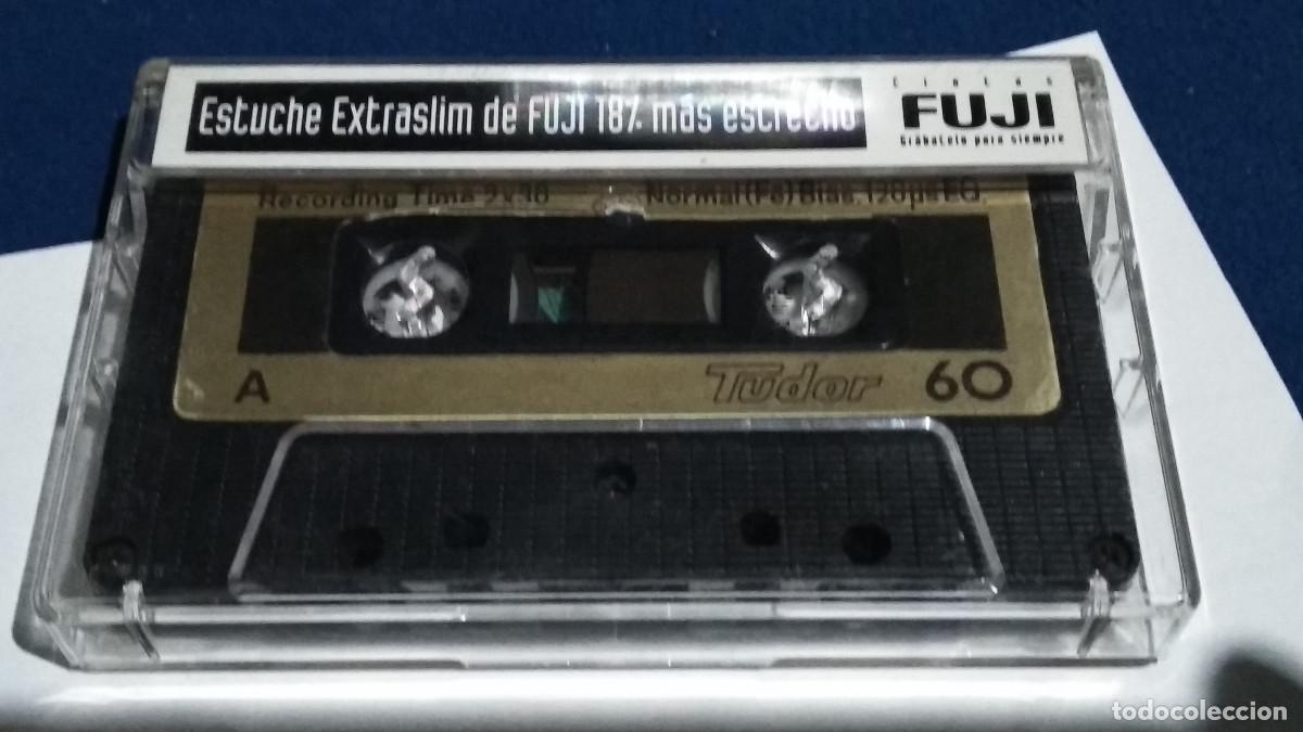 Casetes antiguos: CASETE CINTA - TUDOR 60- CON CAJA FUJI - CON M&Uacute;SICA PARA OIR, REGRABAR. NO VIRG&Eacute;N