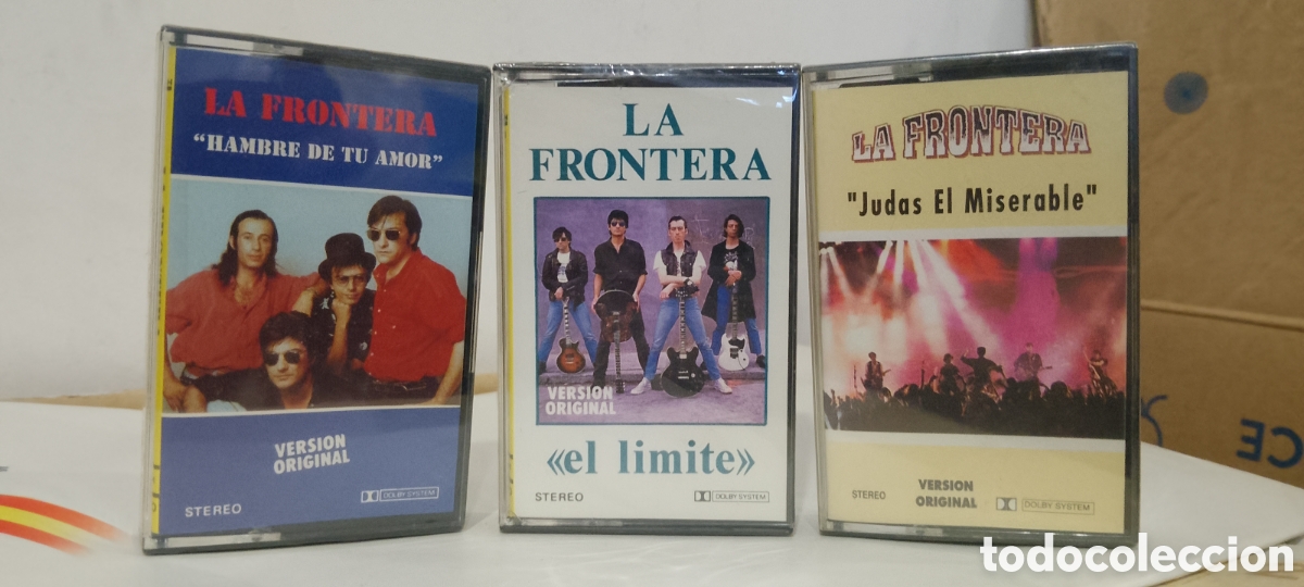 Cassettes Anciennes: LA FRONTERA PACK3 CASSETTES PRECINTADOS