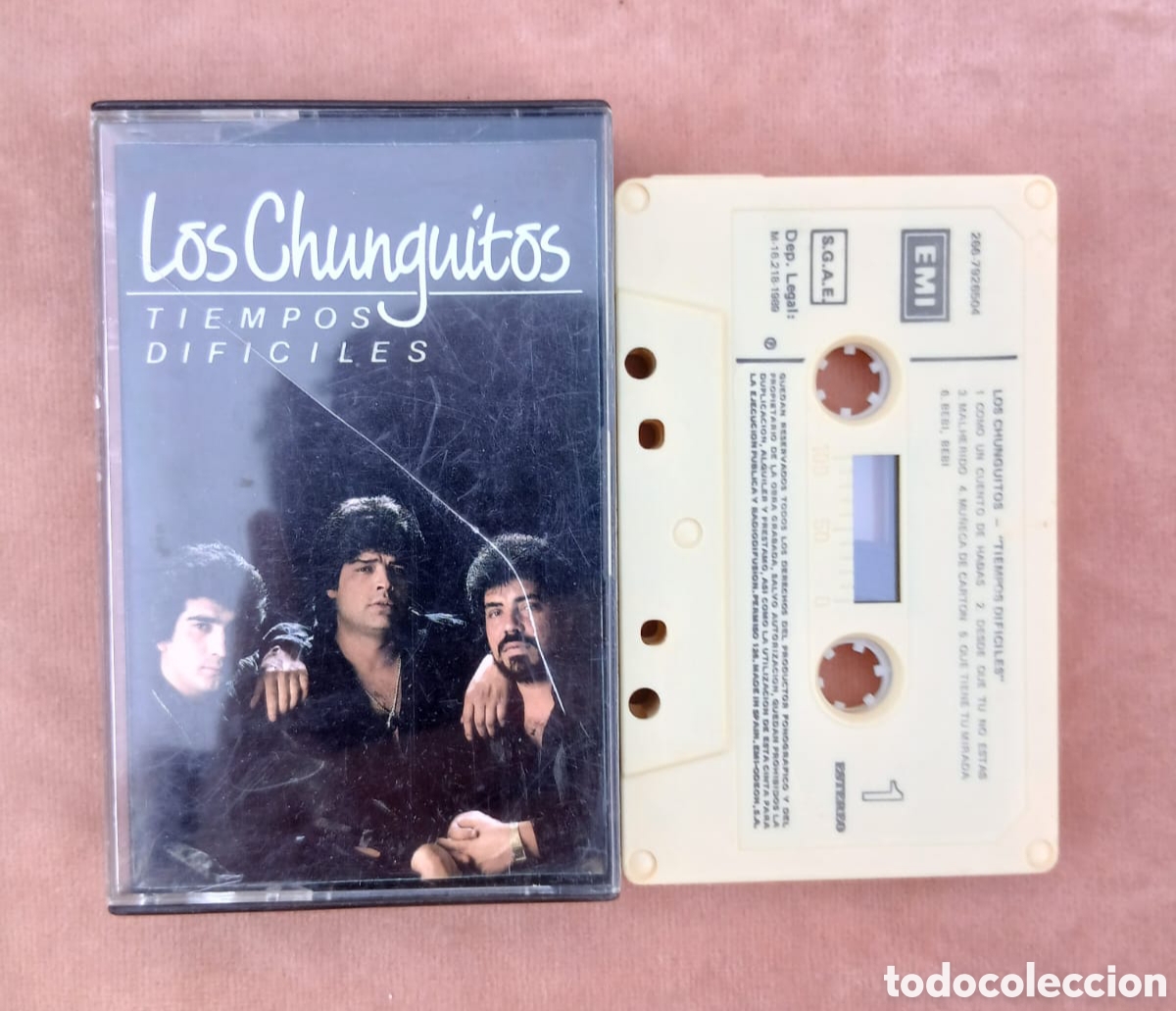Casetes antiguos: LOS CHUNGUITOS - Tiempos Dif&iacute;ciles - Emi - Casete