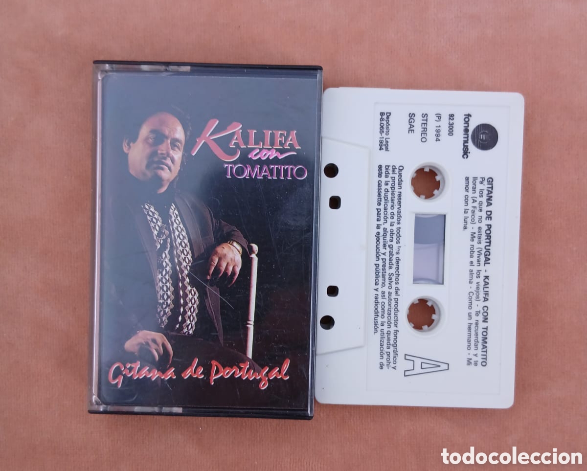 Casetes antiguos: KALIFA con TOMATITO - Gitana de Portugal - Casete