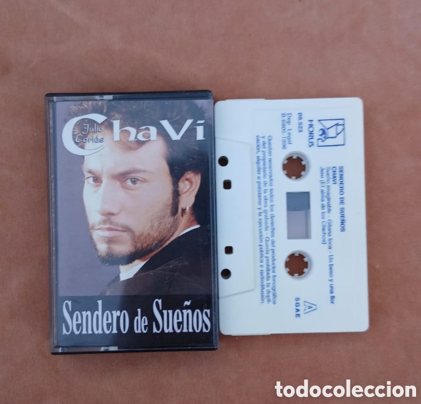 Casetes antiguos: CHAVI - Julio Cort&eacute;s - SENDERO DE SUE&Ntilde;OS - HORUS - CASETE