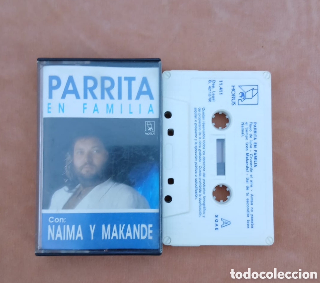 Casetes antiguos: PARRITA - EN FAMILIA - Con Naima y Makande - Horus - CASETE