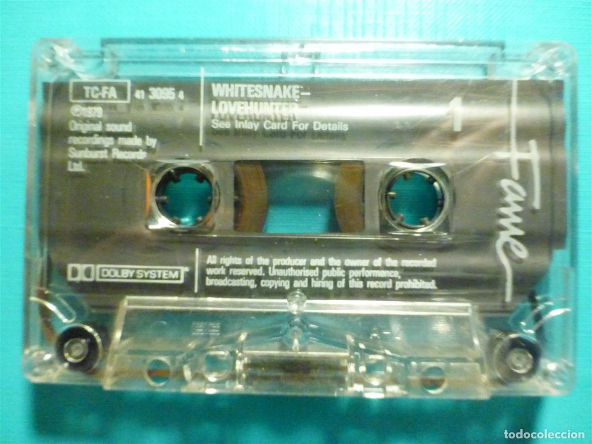 Casetes antiguos: Cinta Cassette - Casete - Whitesnake - Lovehunter - Fame 1979 - Heavy Metal, Sin Car&aacute;tula
