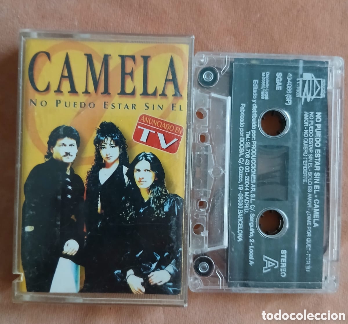 Casetes antiguos: CAMELA &bull; No puedo estar sin &eacute;l &bull; Casete