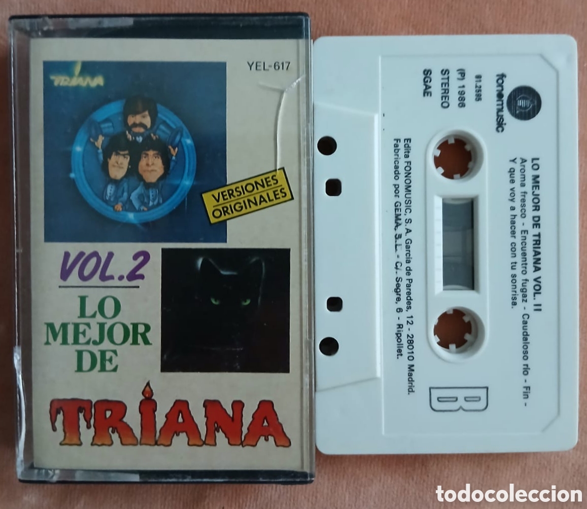 Casetes antiguos: TRIANA &bull; LO MEJOR DE TRIANA VOL. 2 &bull; CASETE