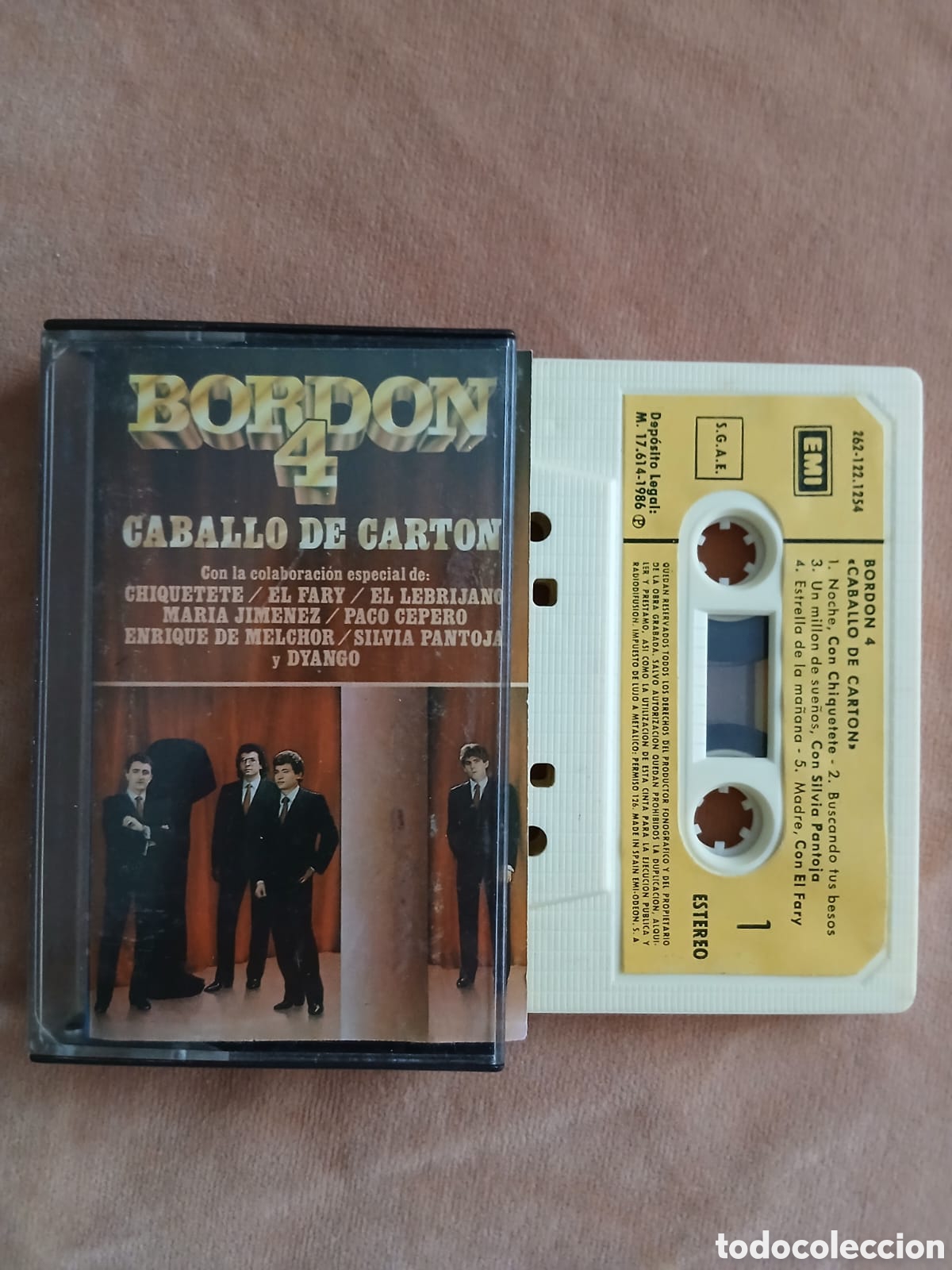 Casetes antiguos: BORD&Oacute;N 4 &bull; CABALLO DE CART&Oacute;N &bull; EMI &bull; CASETE