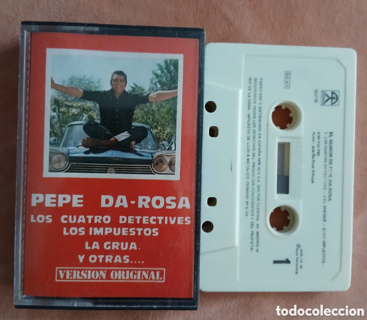 Casetes antiguos: PEPE DA ROSA &bull; LOS CUATRO DETECTIVES &bull; CASETE