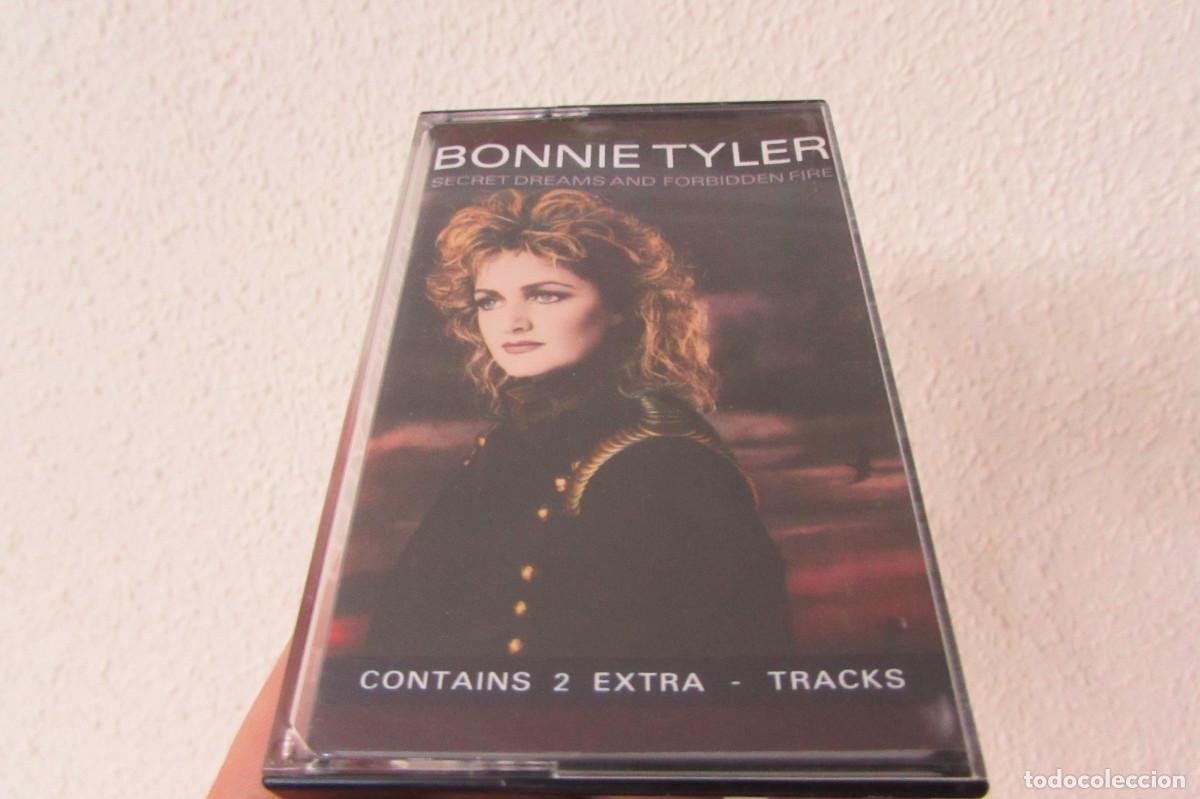 Casetes antiguos: BONNIE TYLER ** Secret Dreams And Forbidden Fire ** CONTAINS 2 EXTRA TRACKS-MADE IN SPAIN