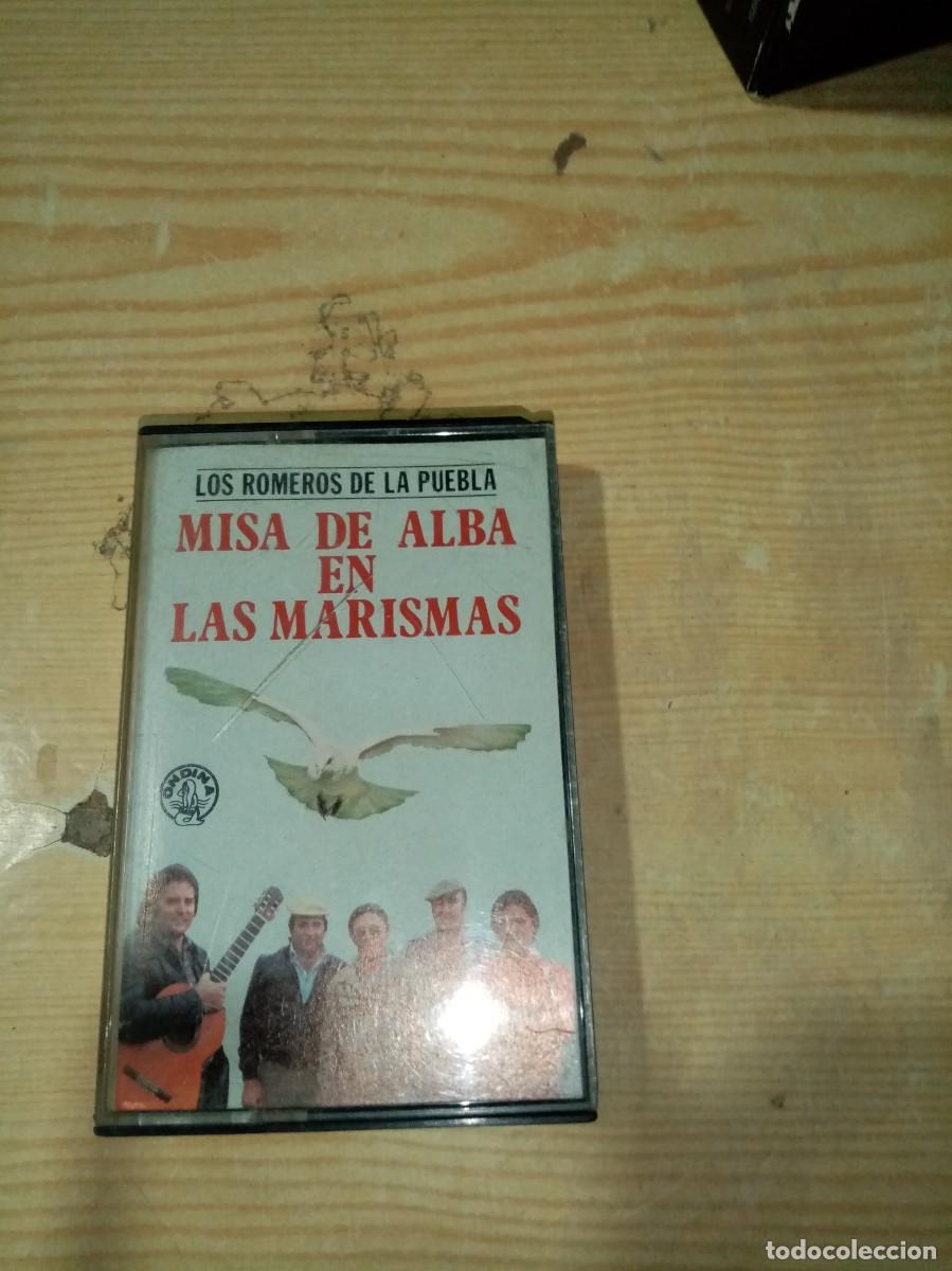 Casetes antiguos: LOS ROMEROS DE LA PUEBLA. MISA DE ALBA EN LAS MARISMAS. C11F