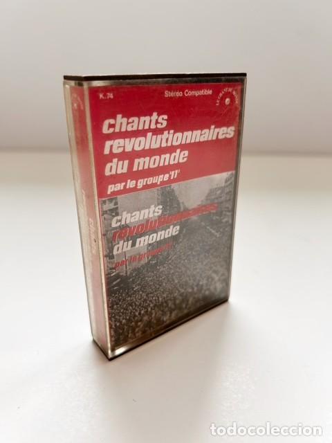 Casetes antiguos: CHANTS R&Eacute;VOLUTIONNAIRES DU MONDE CASSETTE VINTAGE GROUPE 17 FRANCIA INTERNACIONAL