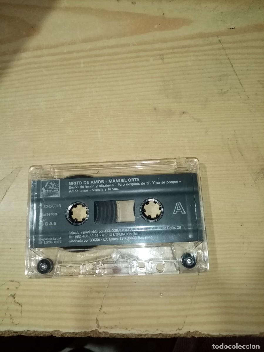 Casetes antiguos: GRITO DE AMOR MANUEL ORTA.SIN CARATULA. C11F.