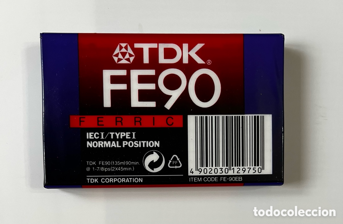 Casetes antiguos: CASETE de audio TDK FE90 FERRIC