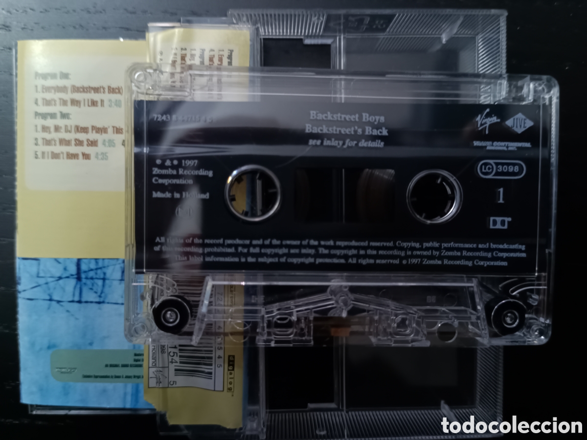 Casetes antiguos: Casete Backstreet Boys - Backstreets Back - Foto 4