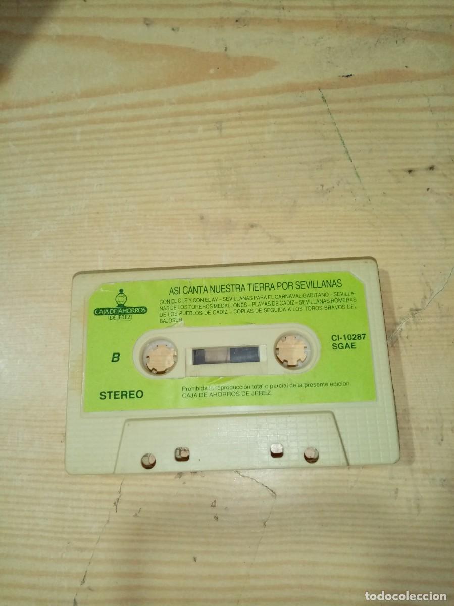 Casetes antiguos: ASI CANTA NUESTRA TIERRA POR SEVILLANA. SIN CARATULA. C11F