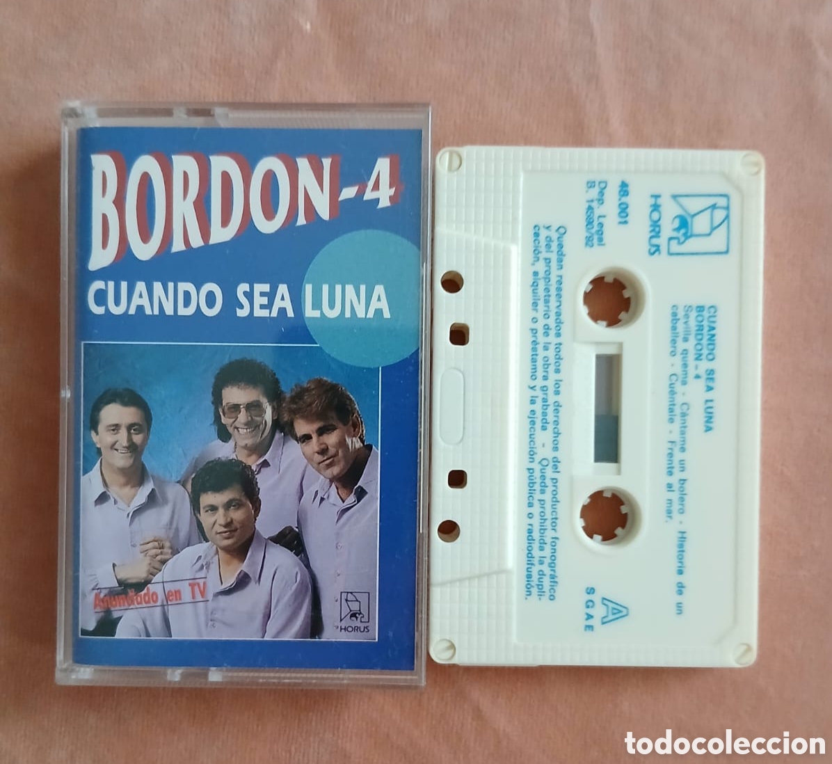 Casetes antiguos: BORDON 4 &bull; CUANDO SEA LUNA &bull; SMASH &bull; CASETE﻿