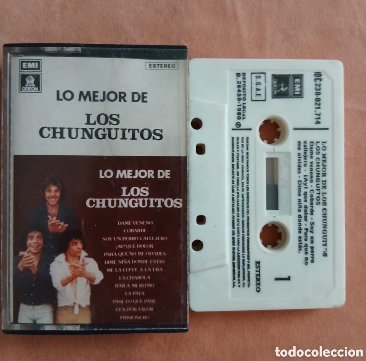 Casetes antiguos: LOS CHUNGUITOS &bull; LO MEJOR DE LOS CHUNGUITOS &bull; EMI &bull; CASETE﻿