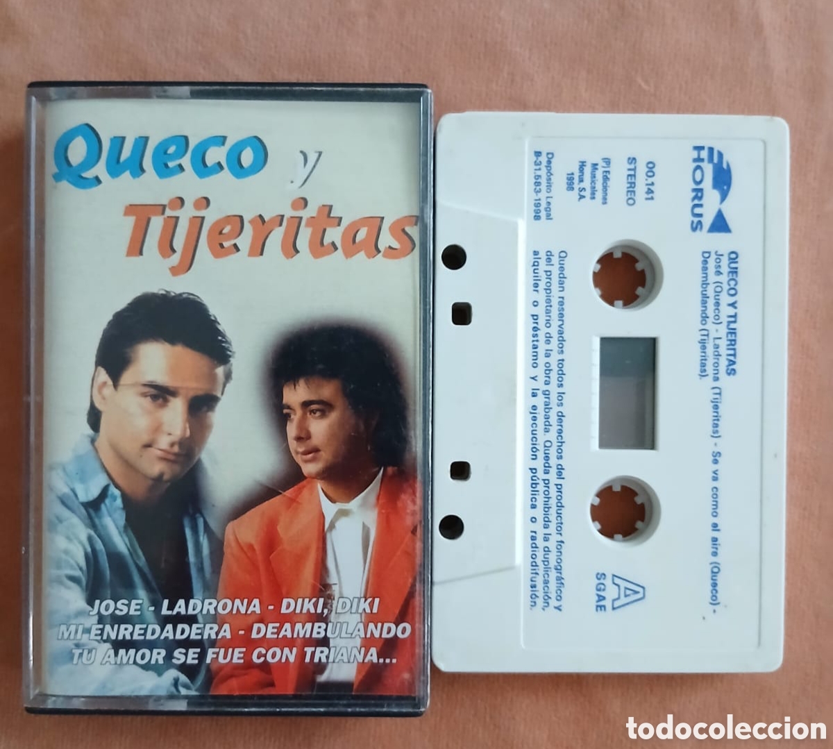 Casetes antiguos: QUECO Y TIJERITAS &bull; JOSE, LADRONA, DIKI DIKI, MI ENREDADERA &bull; HORUS &bull; CASETE﻿