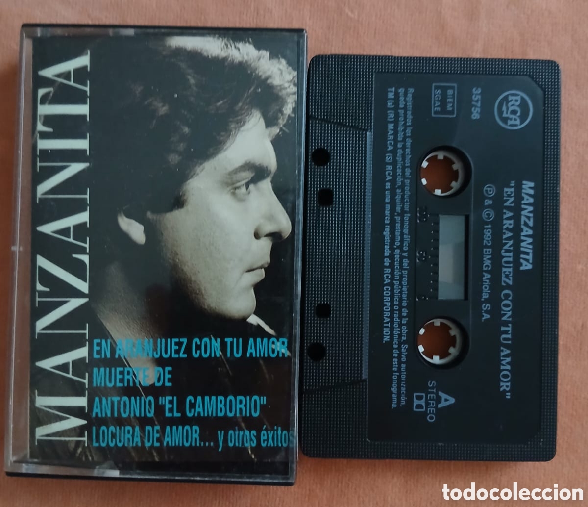 Casetes antiguos: MANZANITA &bull; EN ARANJUEZ CON TU AMOR &bull; RCA &bull; CASETE﻿