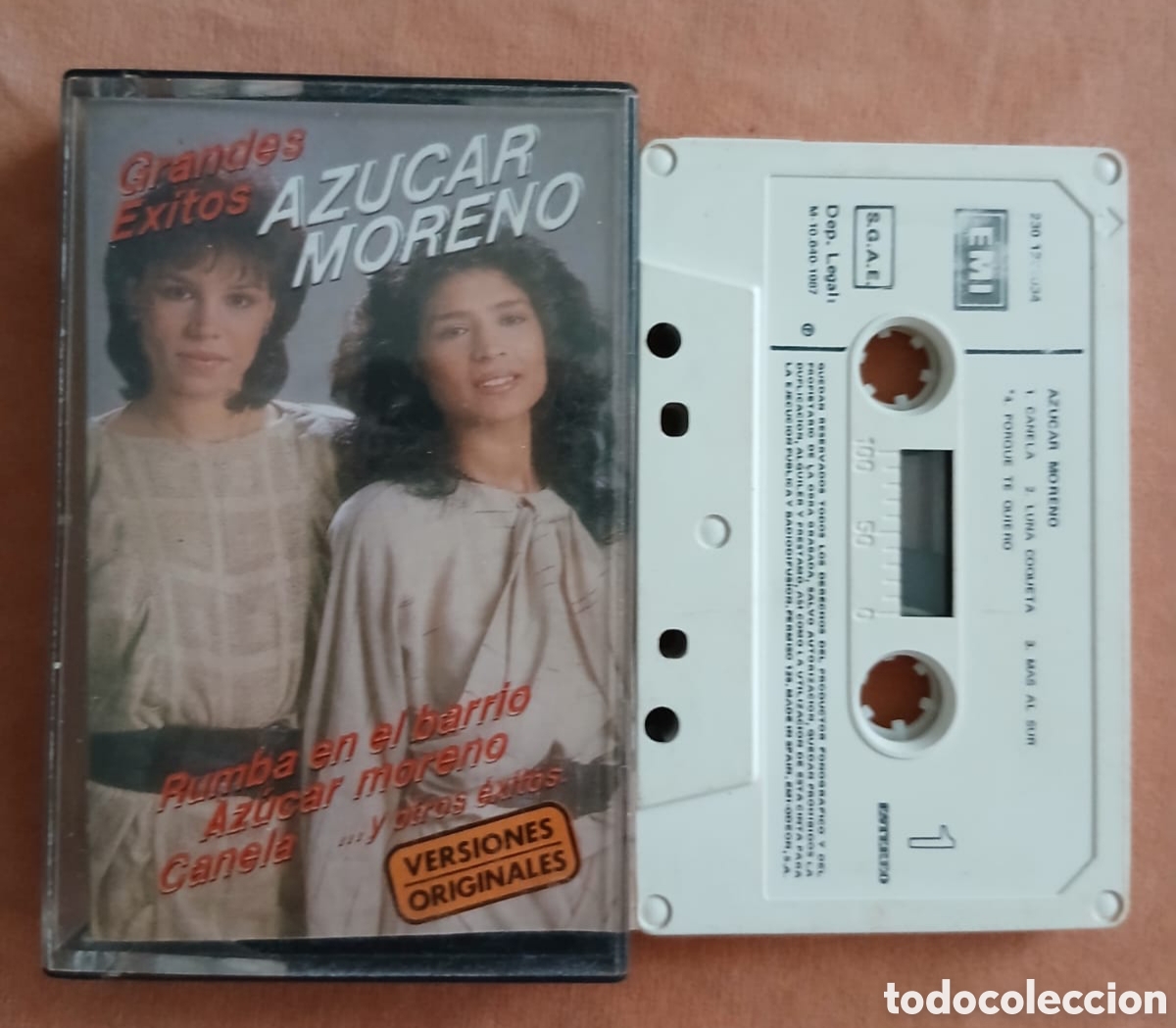 Casetes antiguos: AZUCAR MORENO &bull; GRANDES &Eacute;XITOS &bull; EMI &bull; CASETE﻿