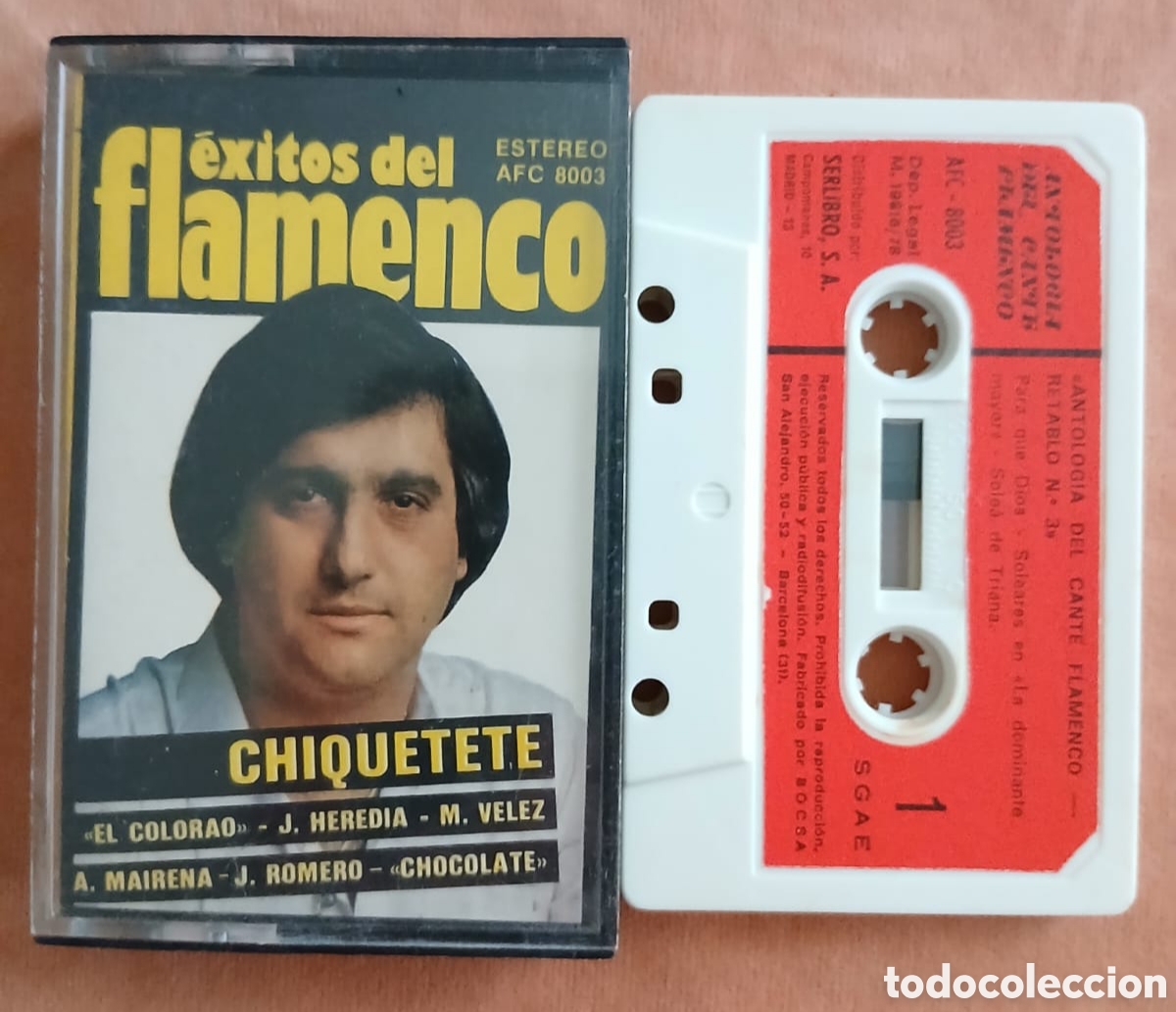 Casetes antiguos: CHIQUETETE &bull; &Eacute;XITOS DEL FLAMENCO &bull; CASETE﻿