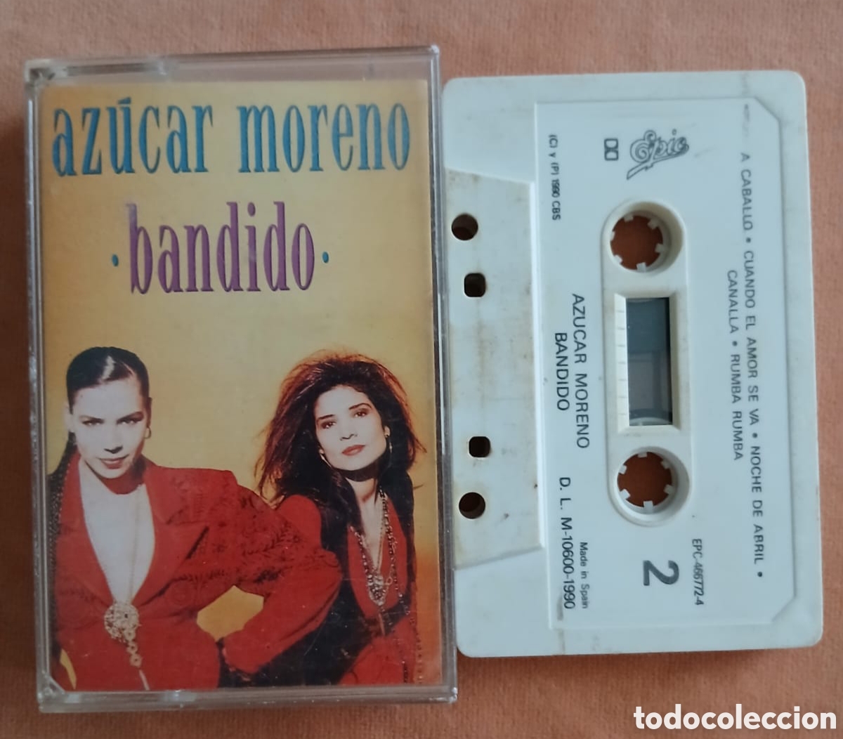 Casetes antiguos: AZ&Uacute;CAR MORENO &bull; BANDIDO &bull; EPIC &bull; CASETE﻿