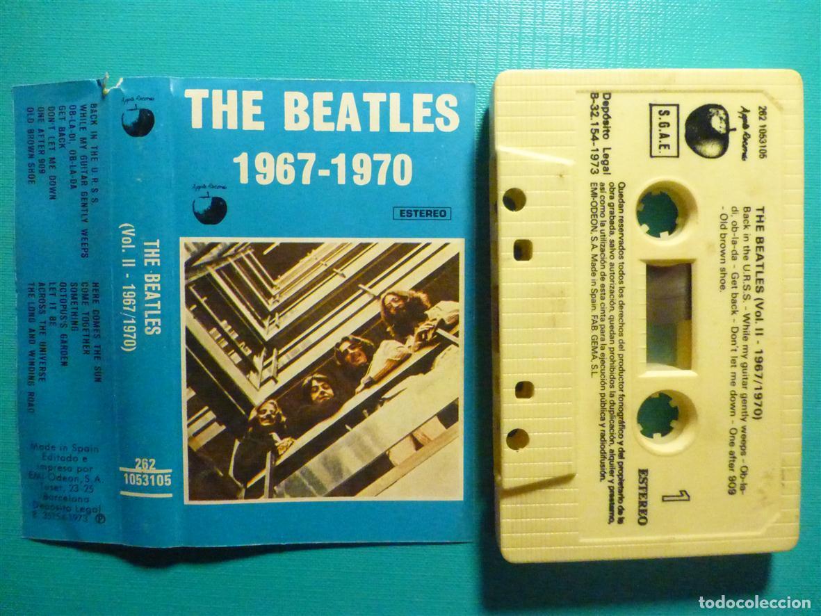 Casetes antiguos: Cinta Cassette - Casete - The Beatles - !967-1970 - Vol. II - Apple Records - A&ntilde;o 1973