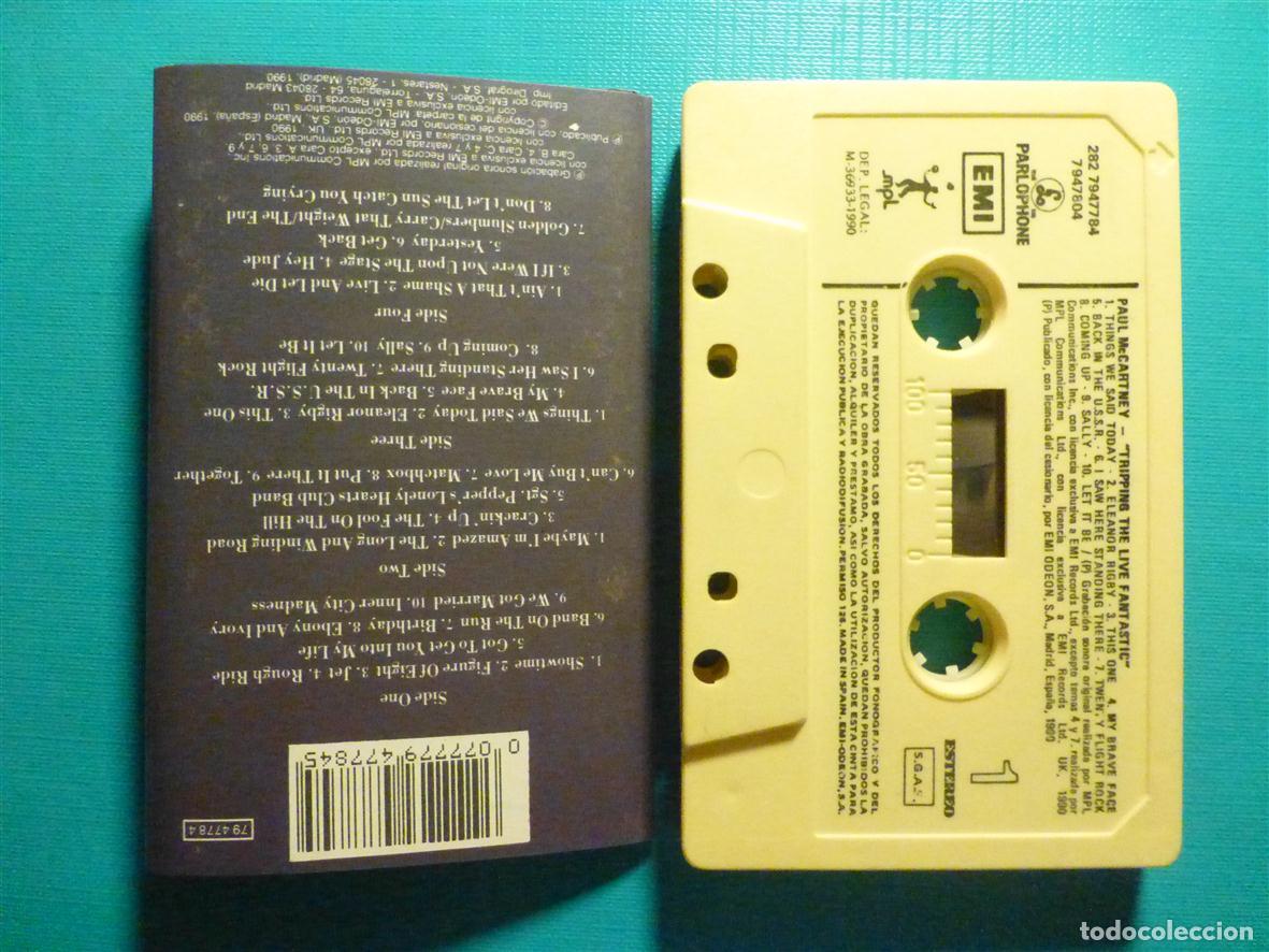 Casetes antiguos: Cinta Cassette - Casete - Paul McCartney - Tripping the Live Fantastic - Vol. 2 - Emi - A&ntilde;o 1990