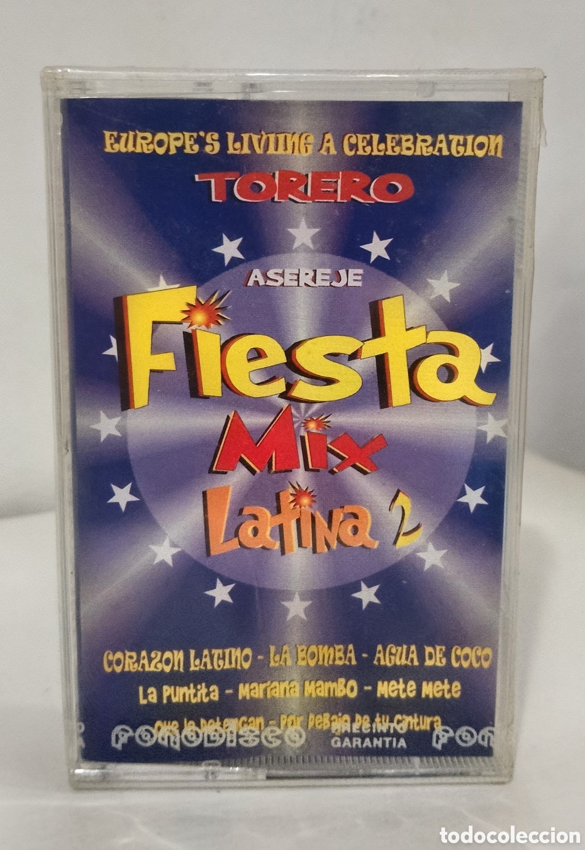 Casetes antiguos: FIESTA MIX LATINA 2 CASSETTE PRECINTADO
