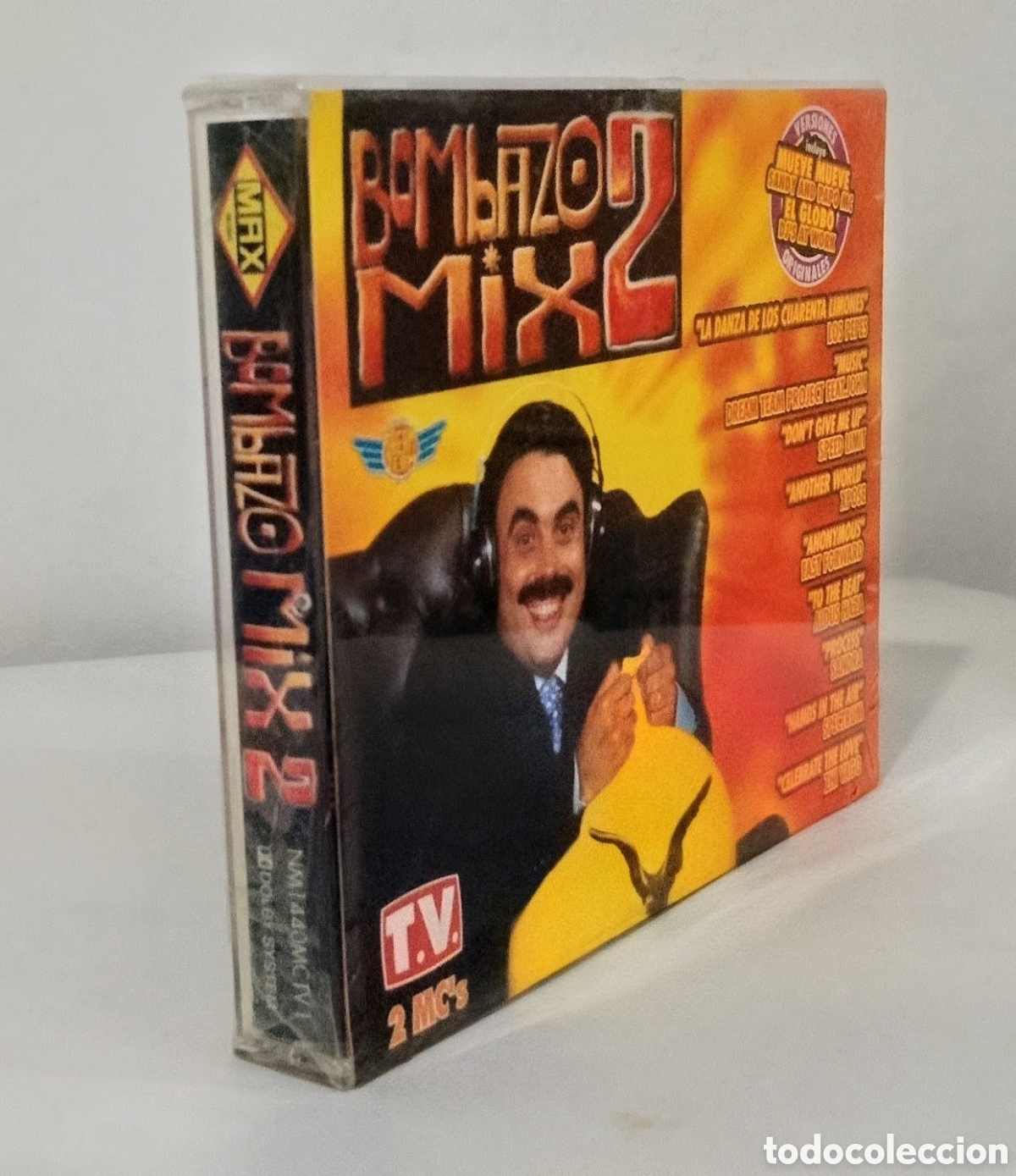 Casetes antiguos: BOMBAZO MIX2 PACK 2 CASSETTE PRECINTADO - Foto 2