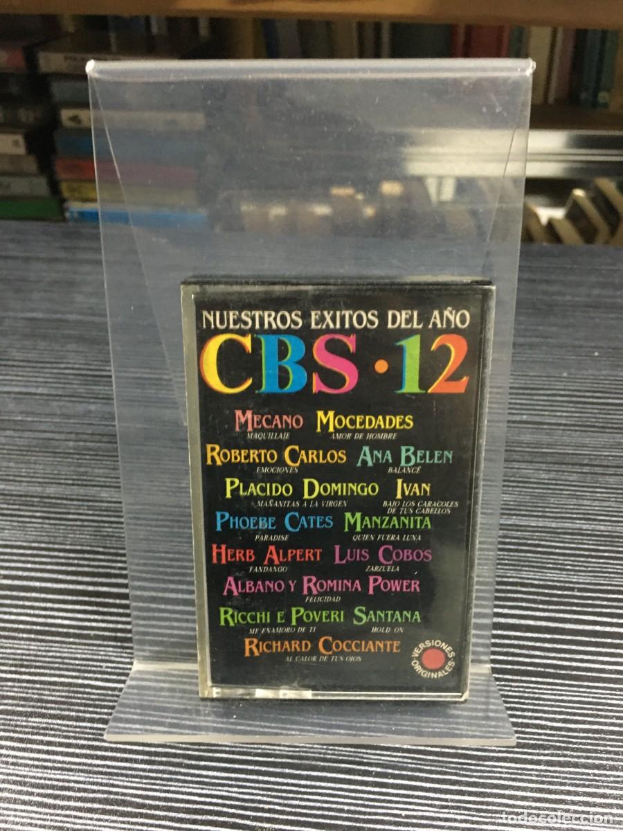 Casetes antiguos: Nuestros &eacute;xitos del a&ntilde;o - CBS &bull; 12 Varios Artistas (Mecano, Roberto Carlos, etc.)