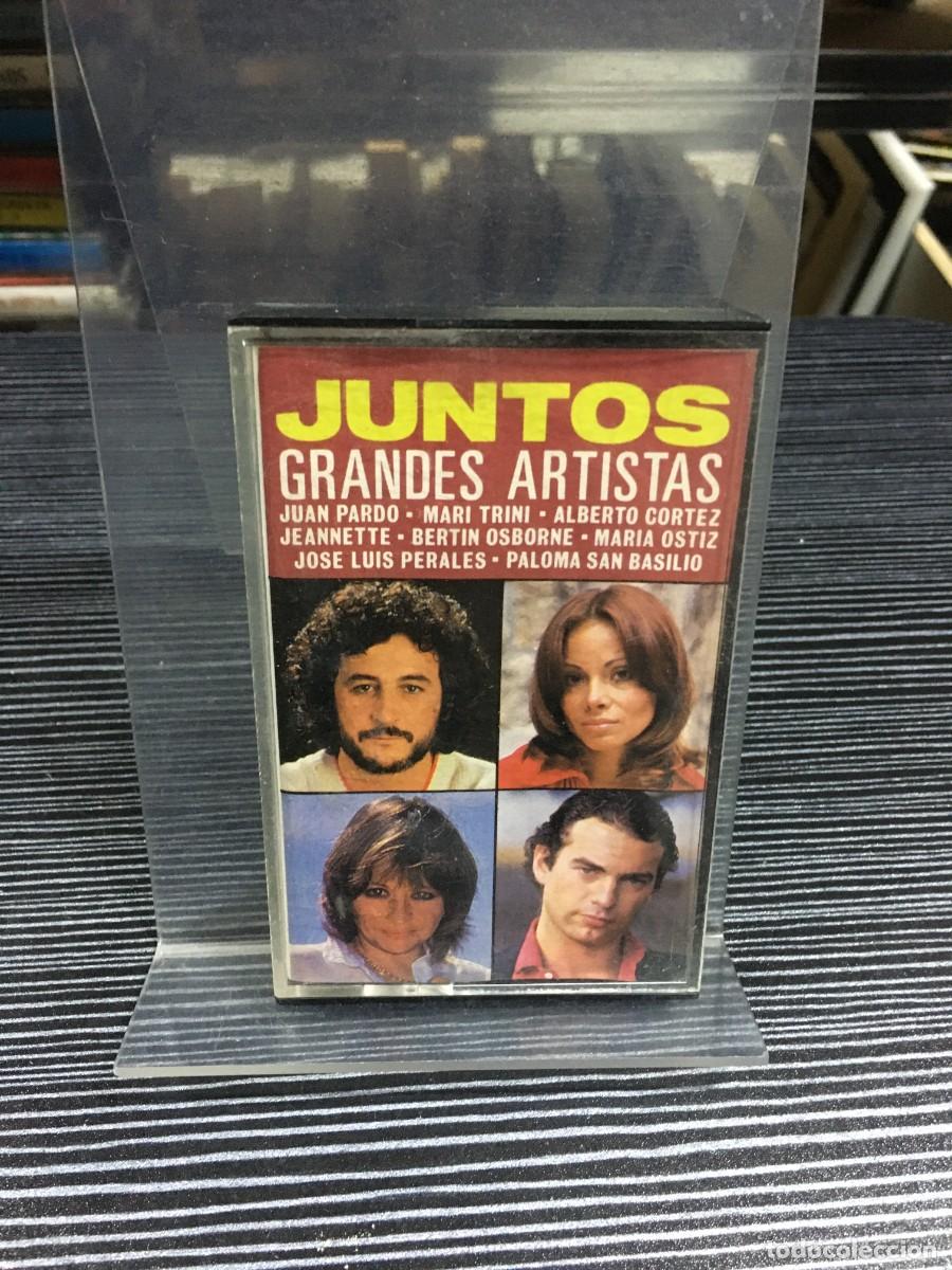 Casetes antiguos: Juntos - Grandes Artistas Juan Pardo, Mari Trini, Jos&eacute; Luis Perales, etc.